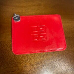 AUTHENTIC Givenchy Red Patent Leather Coin Pouch